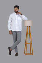 Breeze Premium Men’s Formal Shirt – White – Full Sleeve