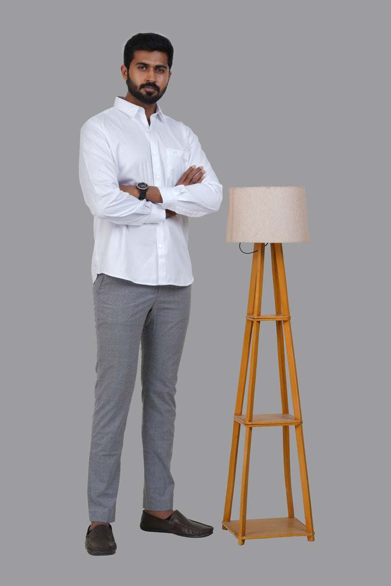 Breeze Premium Men’s Formal Shirt – White – Full Sleeve