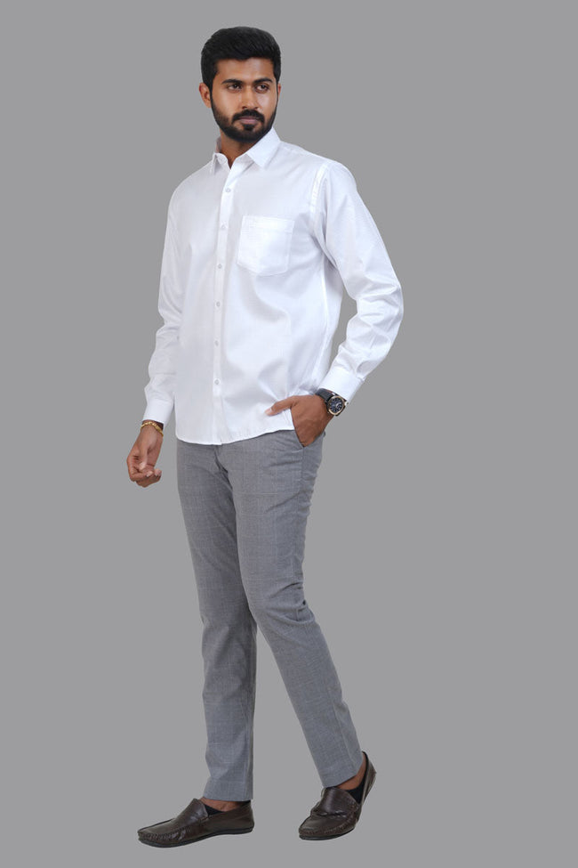 Fair White Premium Shirt – Full Sleeve Main Image