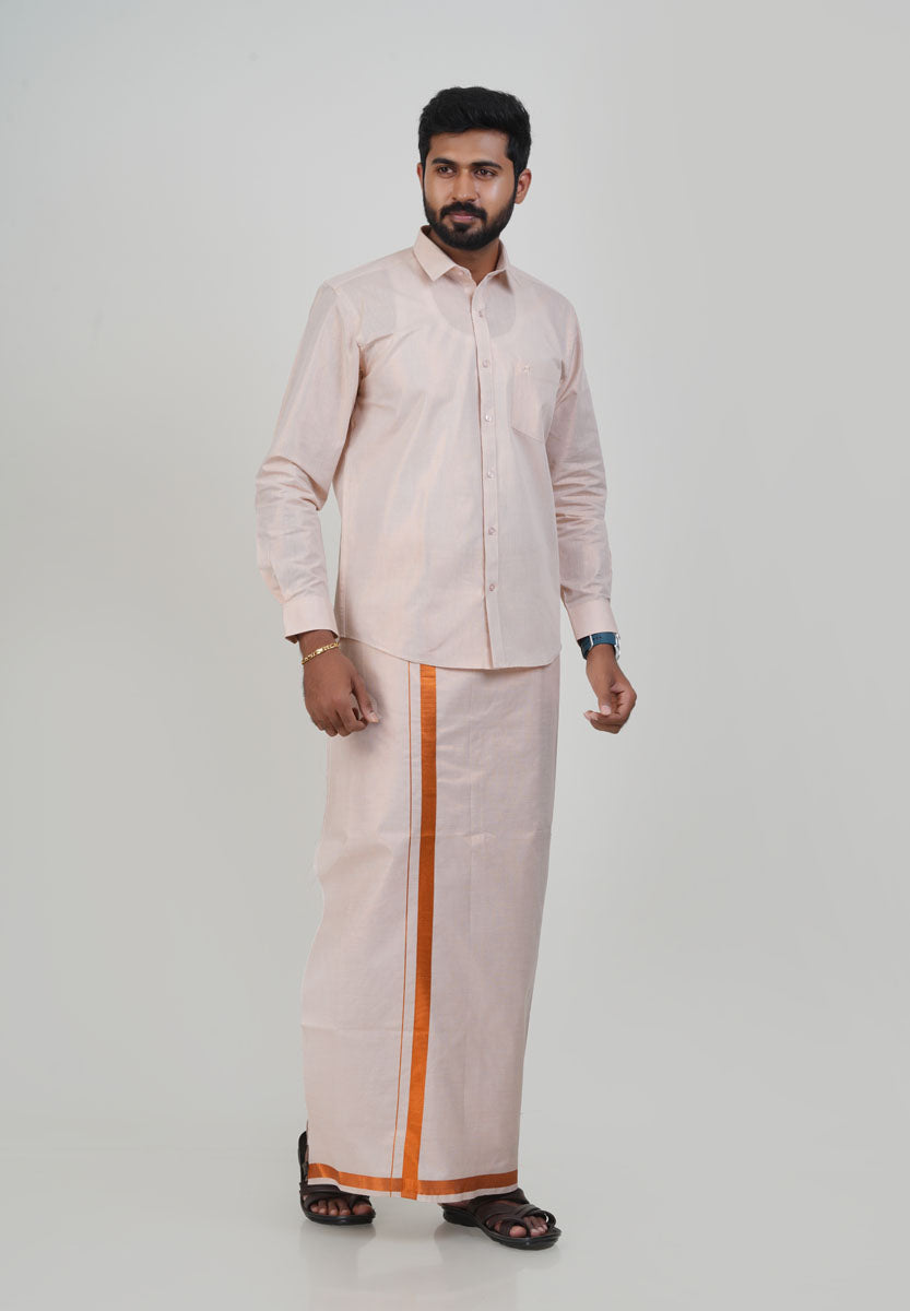 Anandha Bandham Copper Tissue Single Set – Full Sleeve