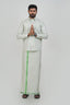 Anandha Bandham Light Green Tissue Single Set – Full Sleeve