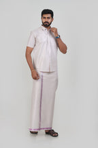 Anandha Bandham Rose Tissue Single Set – Half Sleeve