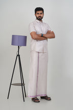 Anandha Bandham Rose Tissue Single Set – Half Sleeve