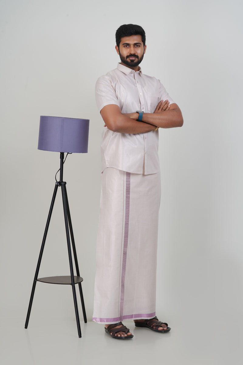 Anandha Bandham Rose Tissue Single Set – Half Sleeve