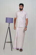 Anandha Bandham Rose Tissue Single Set – Half Sleeve