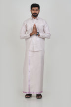 Anandha Bandham Rose Tissue Single Set – Full Sleeve