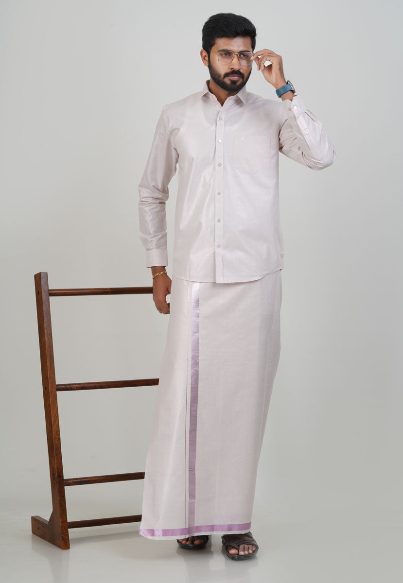 Anandha Bandham Rose Tissue Single Set – Full Sleeve
