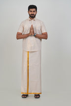 Anandha Bandham Tissue Single Set -Gold –73501