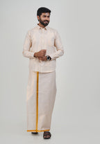 Anandha Bandham Gold Tissue Single Set – Full Sleeve