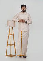 Anandha Bandham Gold Tissue Single Set – Full Sleeve