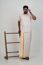 Anandha Bandham Almond Tissue Single Set – Half Sleeve