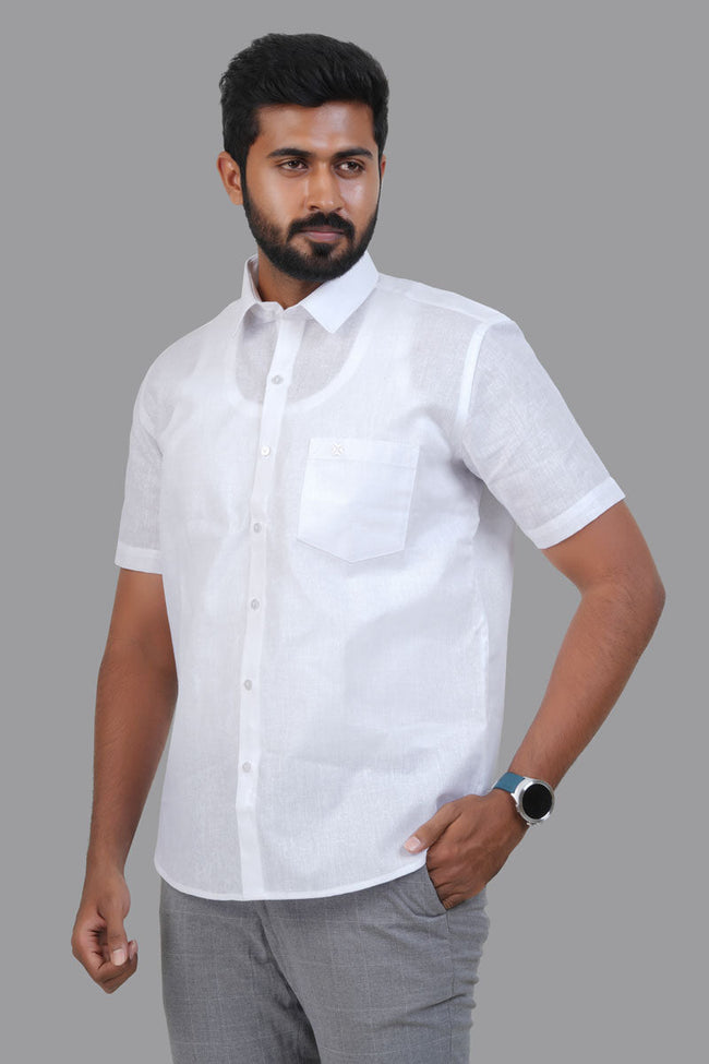 Breeze Compact Premium Men’s White Shirt Main Image