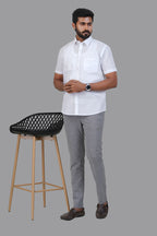 Breeze Premium White Shirt – Half Sleeve