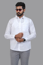 Breeze Premium White Shirt – Full Sleeve