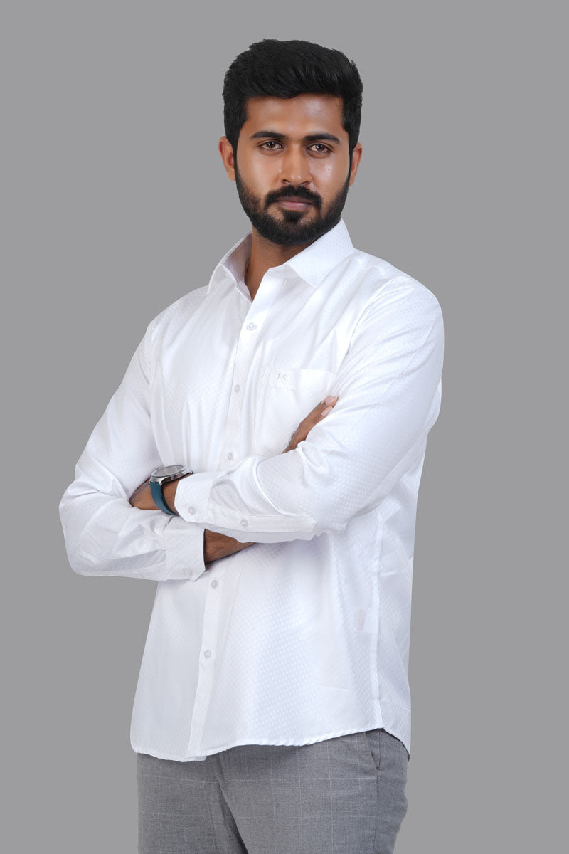 Fair White Premium Shirt – Full Sleeve