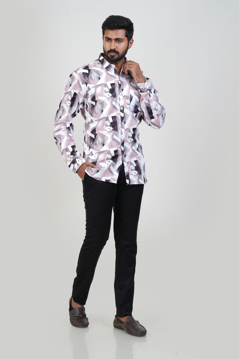 Freeco Print Shirt – Full Sleeve(Layered Print)