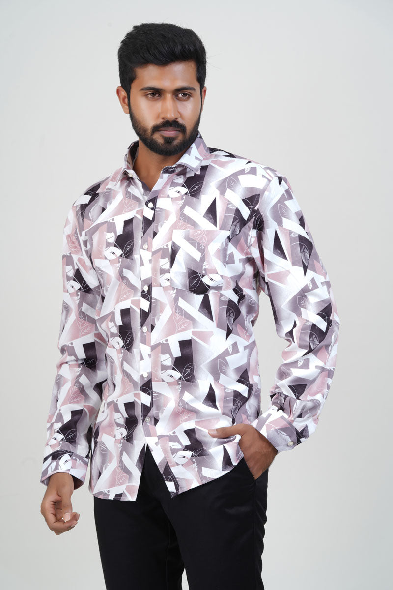 Freeco Print Shirt – Full Sleeve(Layered Print)
