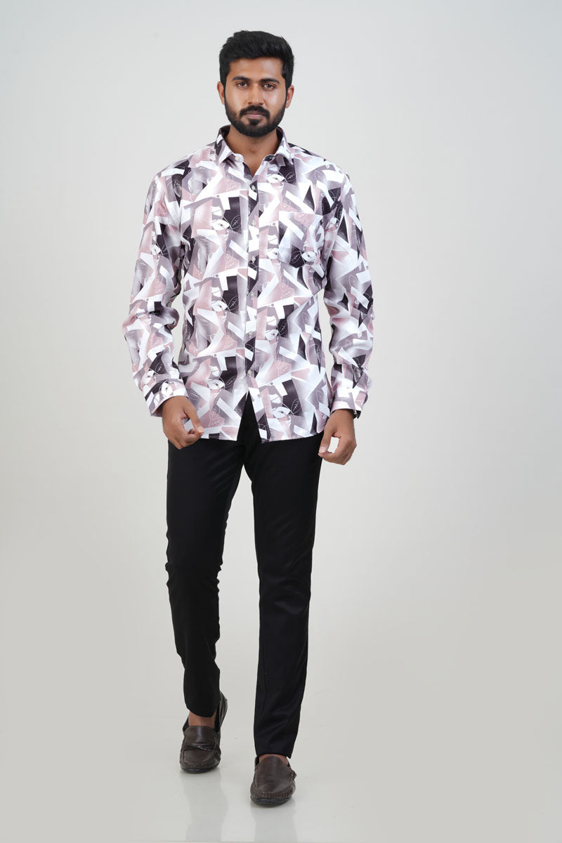 Freeco Print Shirt – Full Sleeve(Layered Print)