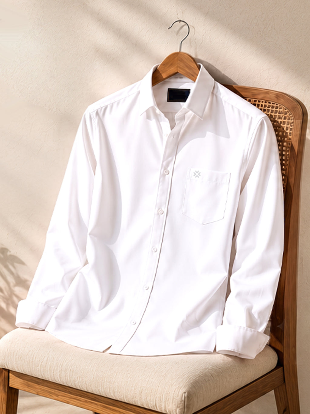 RIXO 2 Pcs Combo - White Shirt