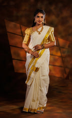 KS-1365 KASAVU SAREE 6.25 MTR
