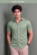 3 Pcs Combo Half Sleeve Lycra Shirts - size 40-