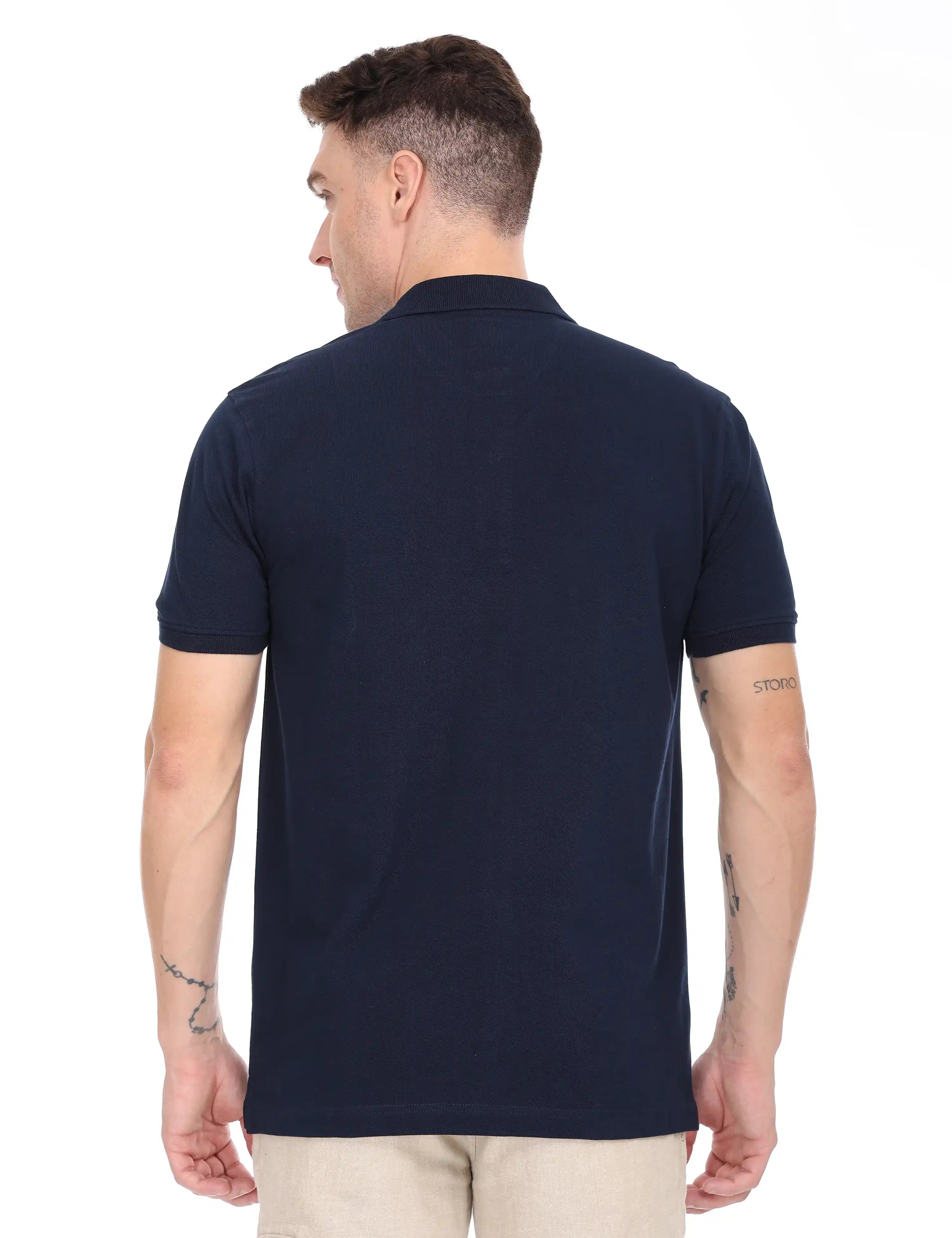 Navy-colour-t-shirt-for-men