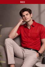 3 Pcs Combo Half Sleeve Shirts - size 38