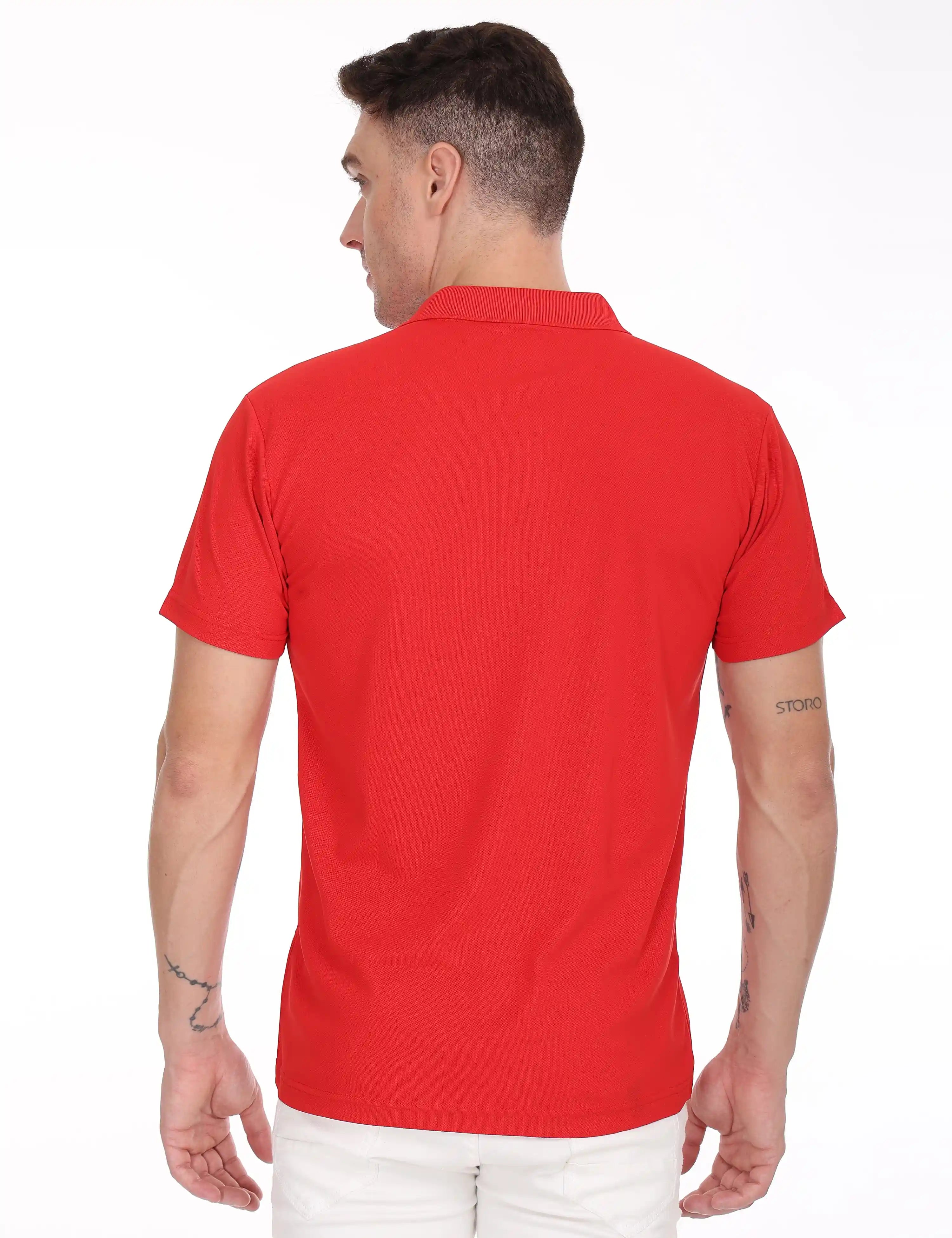 Rixo-red-Polo-t-shirt-for-men-half-sleeve