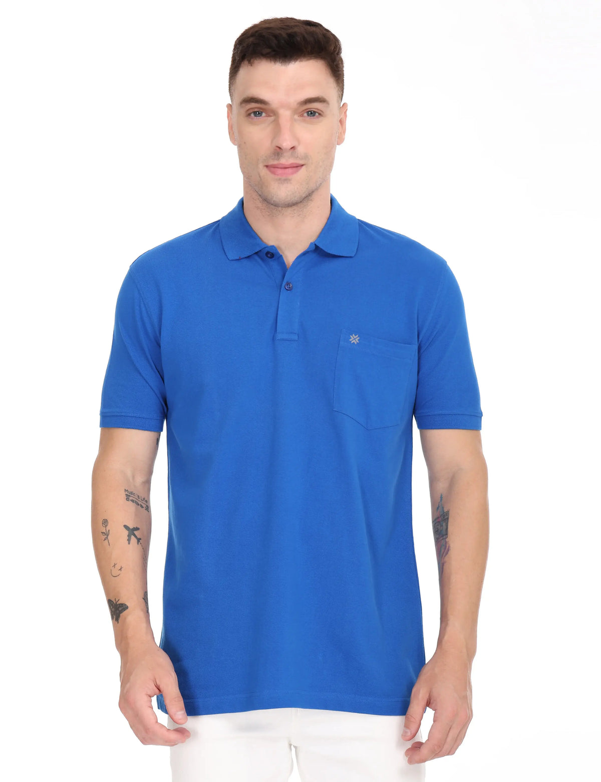 Royal-blue-colour-t-shirt