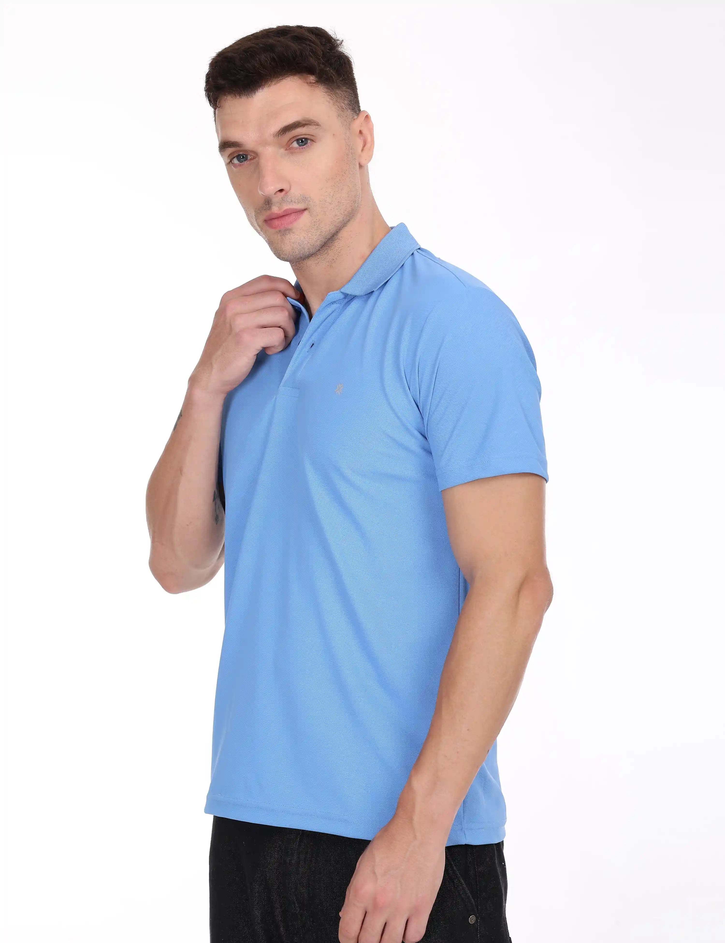 blue-t-shirts-for-men-half-sleeve