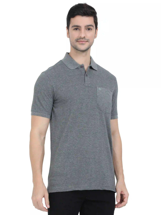 Coral Dark Mileange Colour T-shirt - 7002 BUY 2 GET 1 FREE Main Image