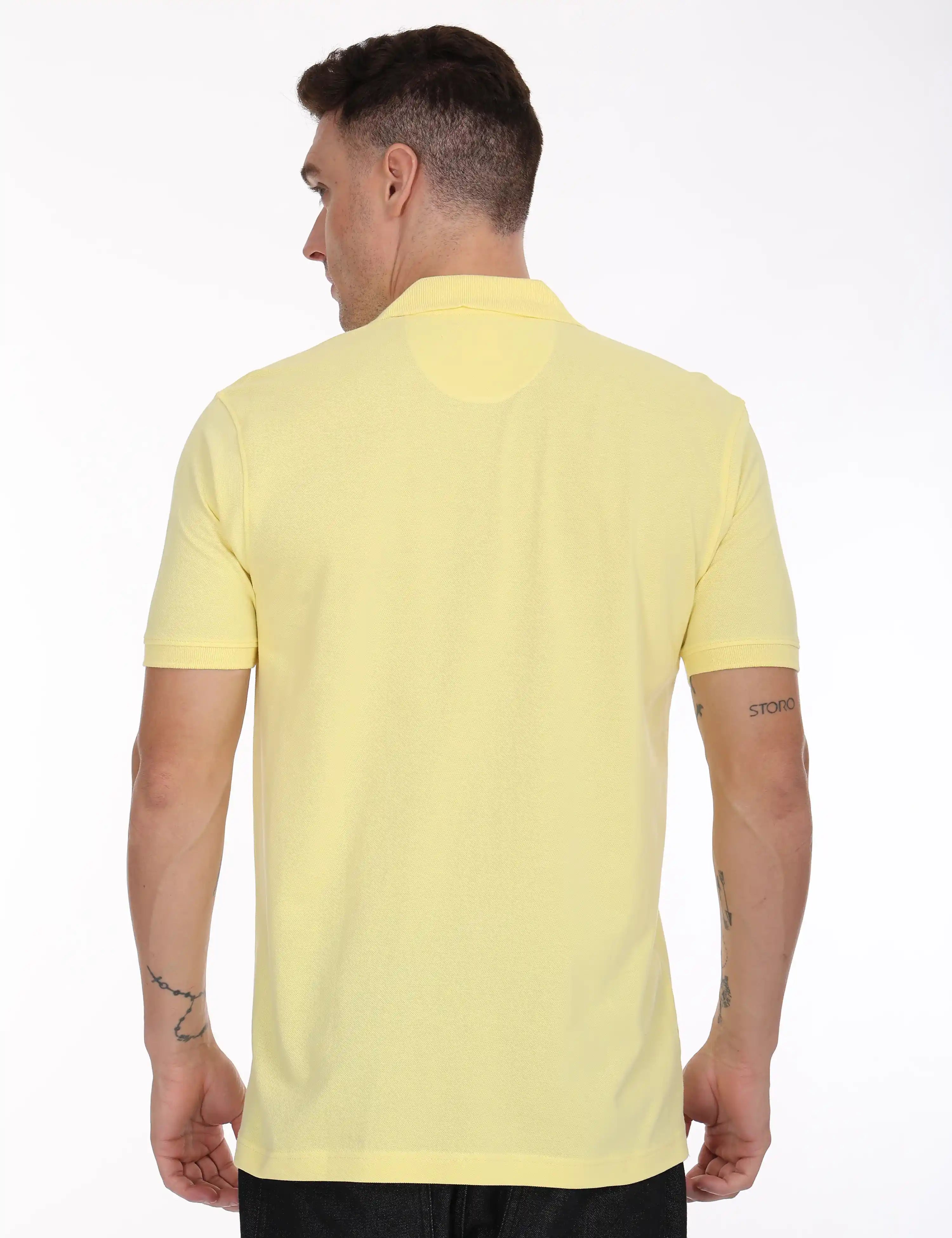 collar-t-shirts-for-men-yellow