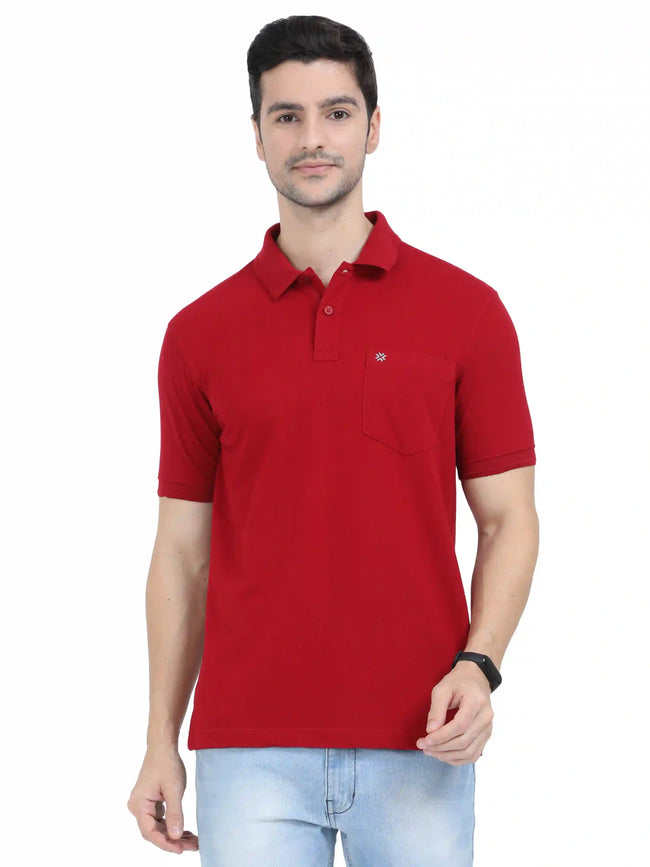 coral-red-colour-t-shirt-for-men Hover Image