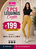 2 pcs Leggings Combo - M