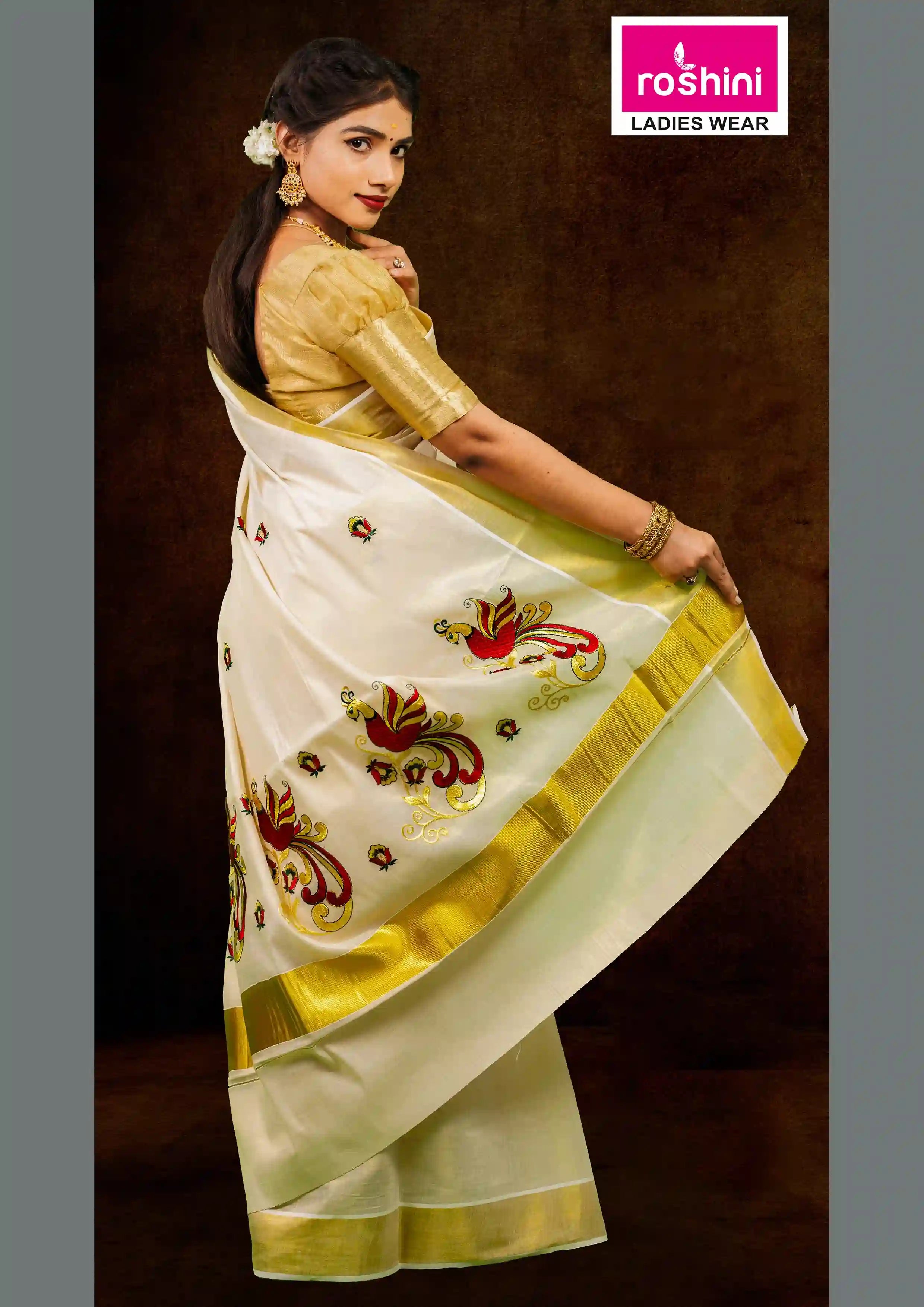 kerala-cream-colour-sarees-online-red-print