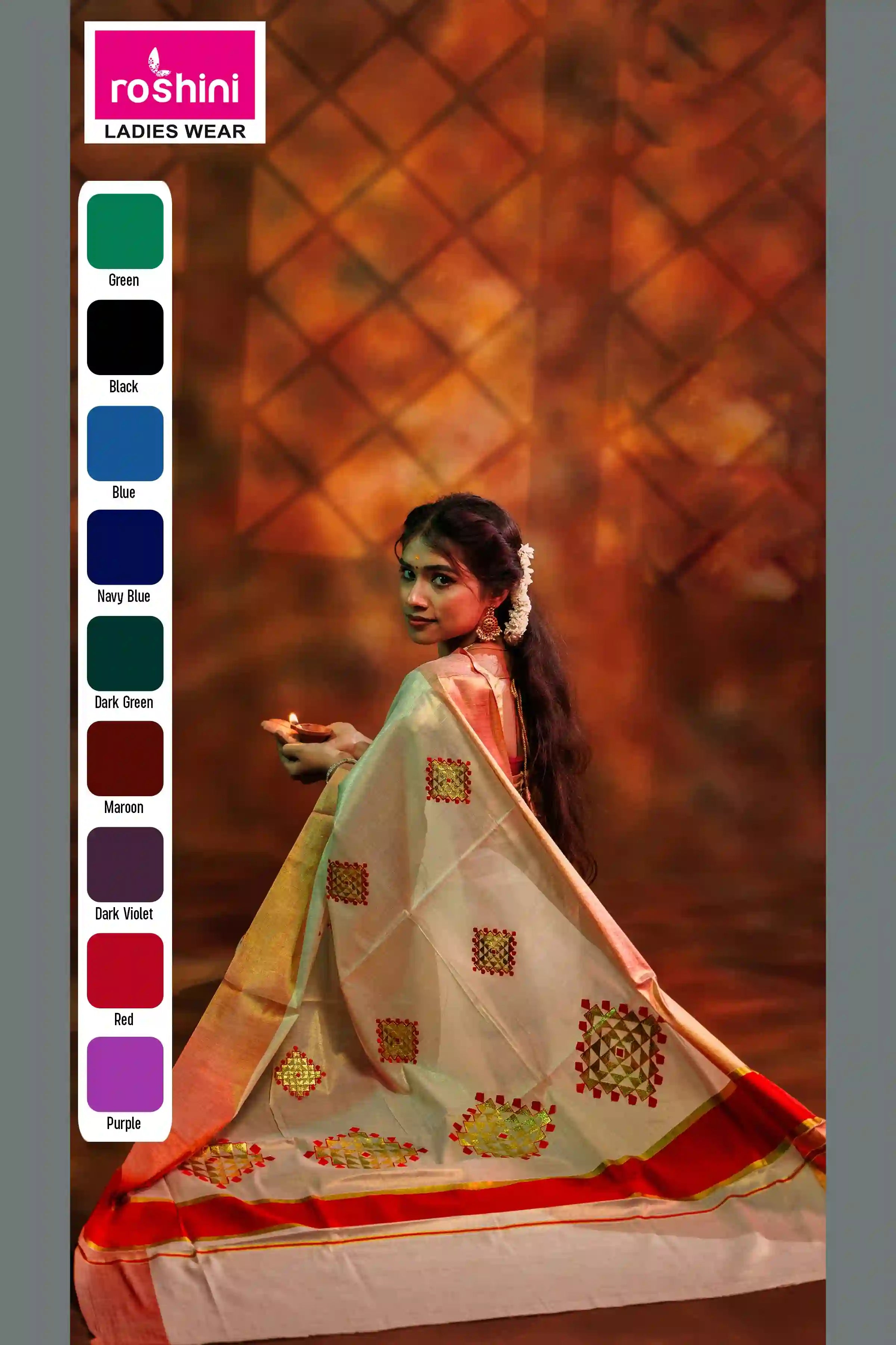 kerala-traditional-sarees-online-red-border-roshini