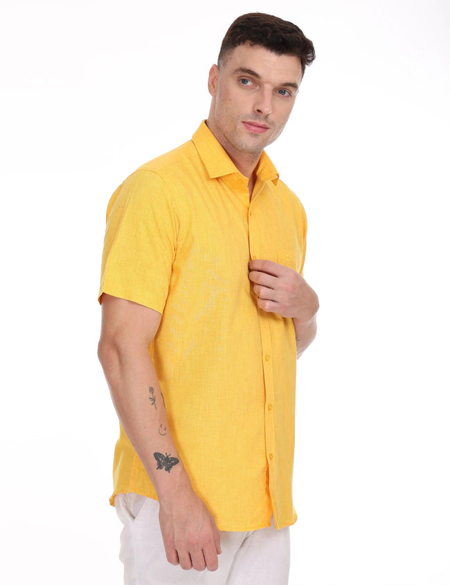 LINSEED Cotton Colour Shirt Half Sleeve - 17002 Main Image