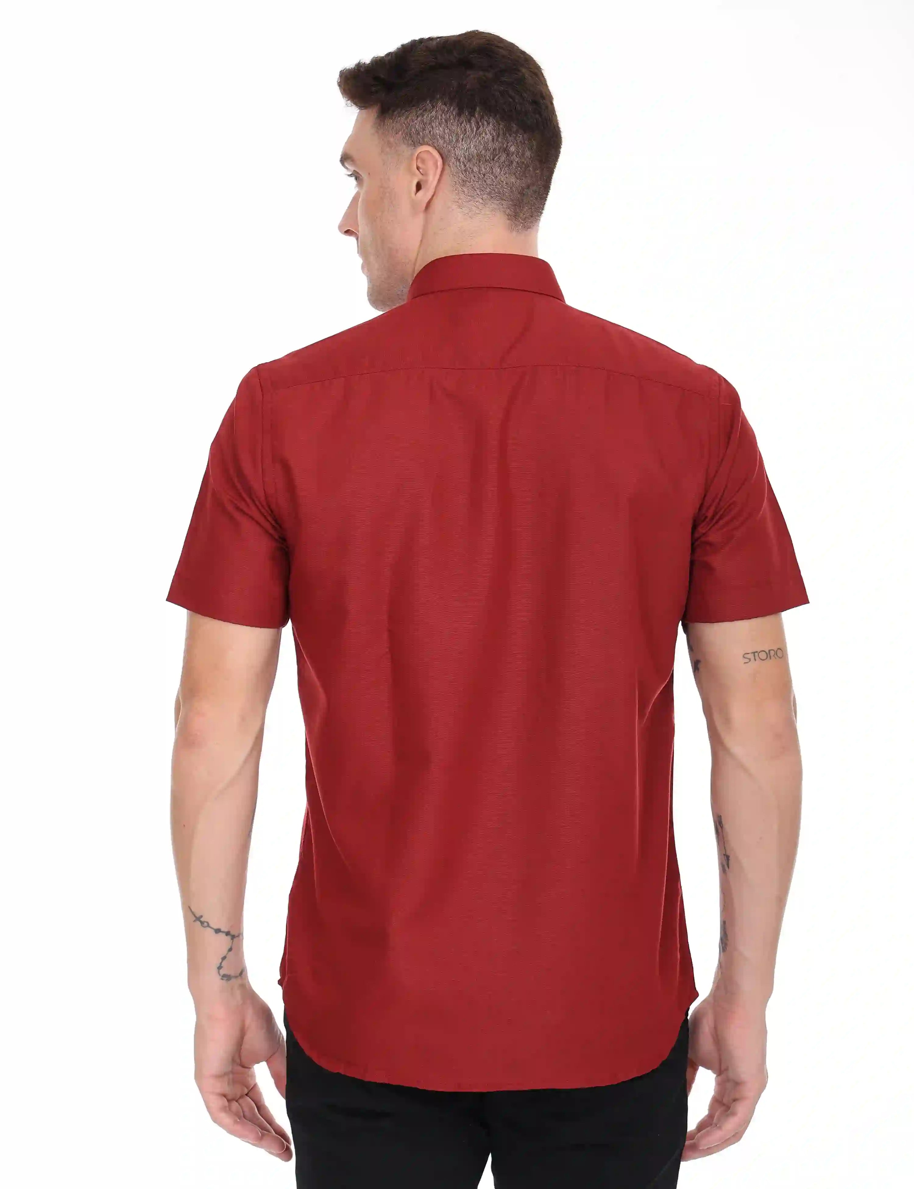 plain-colour-shirts-back-view