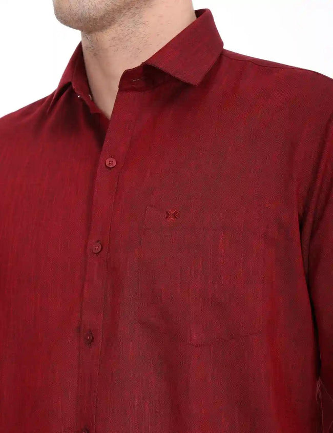 shirts-online-for-men-red Hover Image