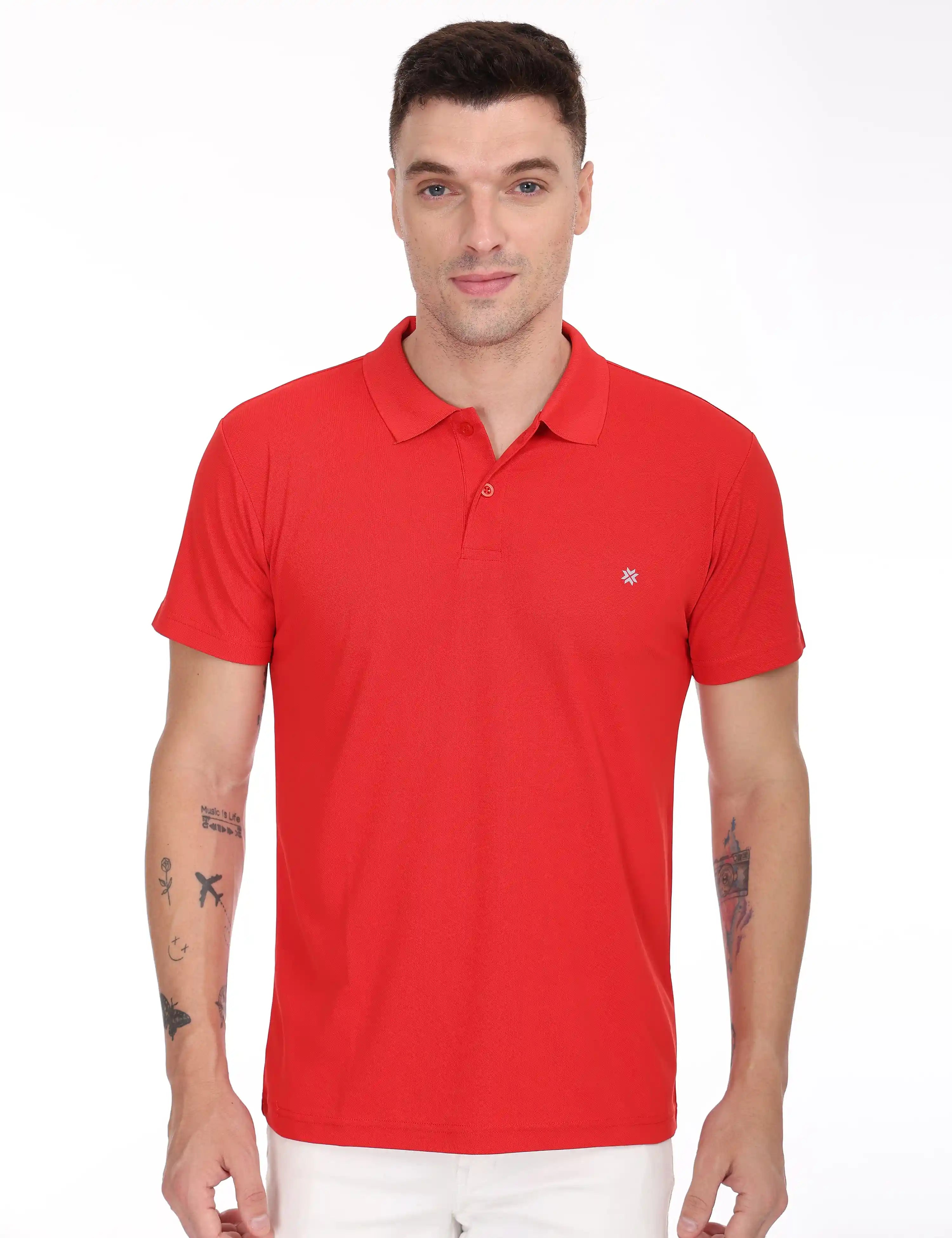 t-shirt-Red-colour-for-men