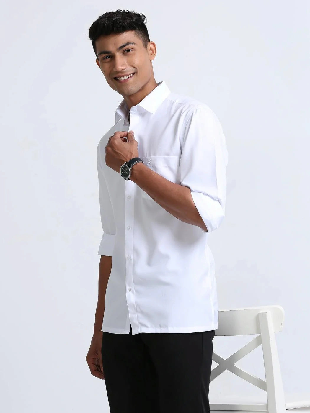 white-colour-shirt-full-sleeve