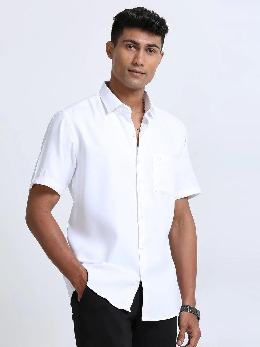 Ginger Men's White Shirt
